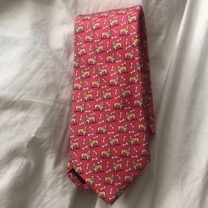 Dog and Bone Red Silk Tie / Vineyard Vines